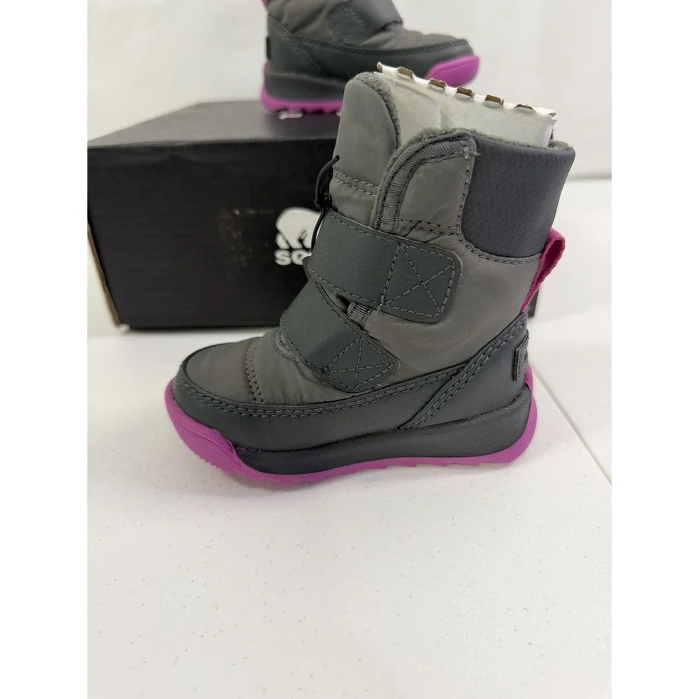 Sorel Toddler Whitney II Strap Snow Boots Toddler Infants Size US 4 Insulated